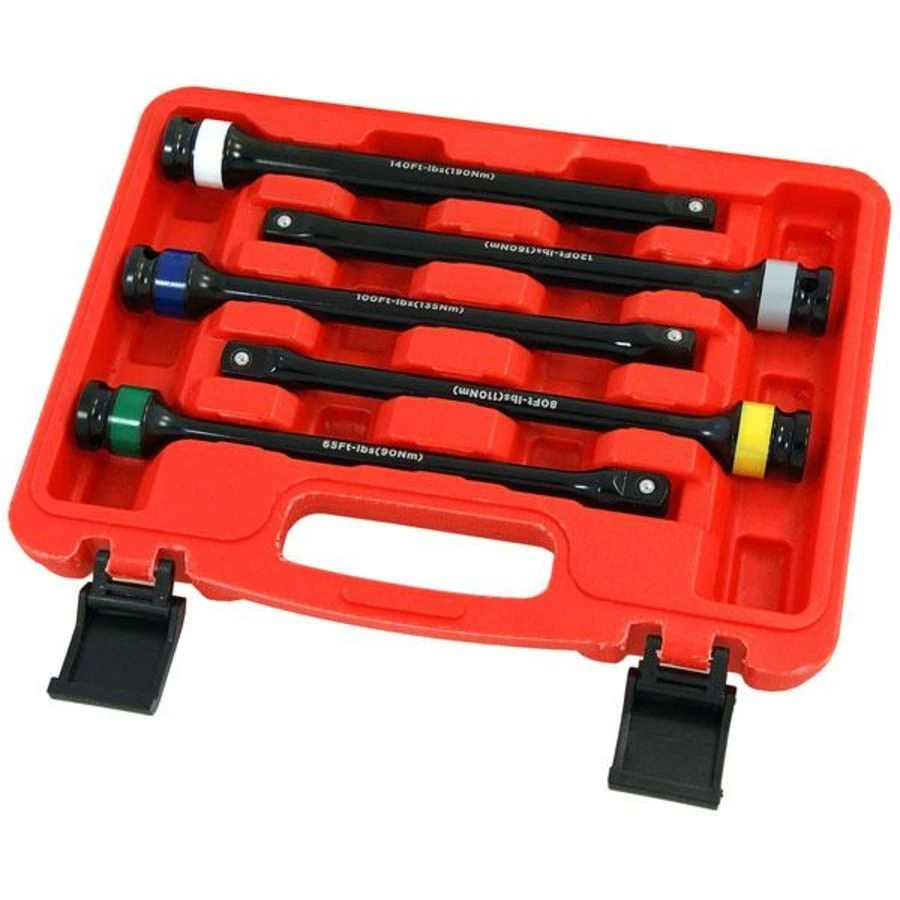 Neilsen CT5048 Torque Limiting Extension Bar Set 5 Piece 1 Neilsen CT5048 Torque Limiting Extension Bar Set 5 Piece