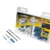 Cobra Triple Grip 4 & 5mm White & Blue C/w Screws. Drill Bit & Driver. 55 Pieces