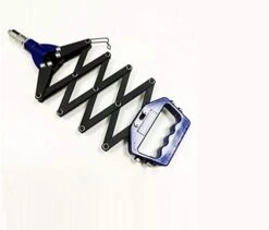 Toolzone RV005 32" Lazy Tong Riveter Gun, 3 Nozzles (Up To 6.4mm)