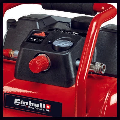 Einhell TE-AC 36/6/8 Cordless Air Compressor OF Set-Solo 5 Einhell TE-AC 36/6/8 Cordless Air Compressor OF Set-Solo - Image 5