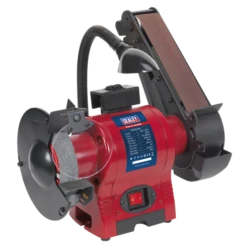 Sealey BG150BS Bench Grinder Ø150mm With 50mm Belt Sander & Work Light 250W/230V