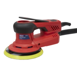 Sealey DAS150PS Electric Palm Sander Ø150mm Variable Speed 350W/230V