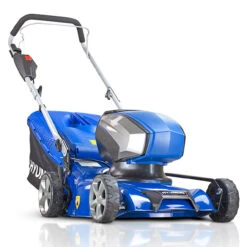 Hyundai HYM40LI420P 42cm Cordless 40v Lithium-Ion Battery Lawnmower With Battery And Charger