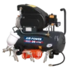 Sealey SAC2420EPK Compressor 24L Direct Drive 2hp With 4pc Air Accessory Kit