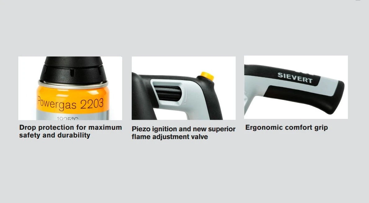 Sievert Handyjet 228201 Blowtorch With Piezo Ignition With Footstand 7 Sievert Handyjet 228201 Blowtorch With Piezo Ignition With Footstand - Image 7
