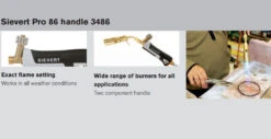 Sievert Pro 86 Propane/butane Torch - Handle Only (3486) -Master Tools Shop Sievert pro86 torch main 2