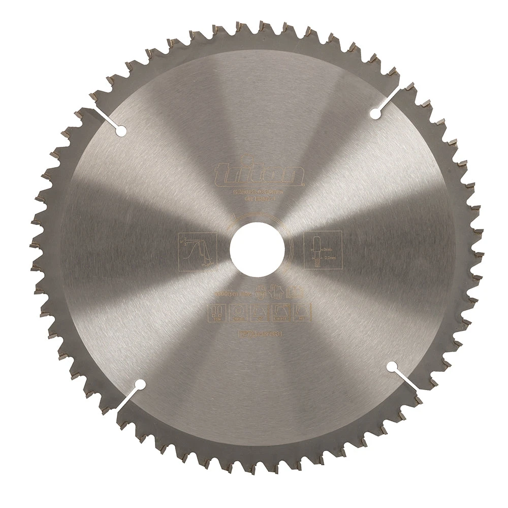 Triton 250 X 30mm 60T Woodworking Saw Blade 1 Triton 250 X 30mm 60T Woodworking Saw Blade