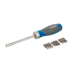 Silverline 930569 12-in-1 Multi-Bit Ratchet Screwdriver 12-in-1
