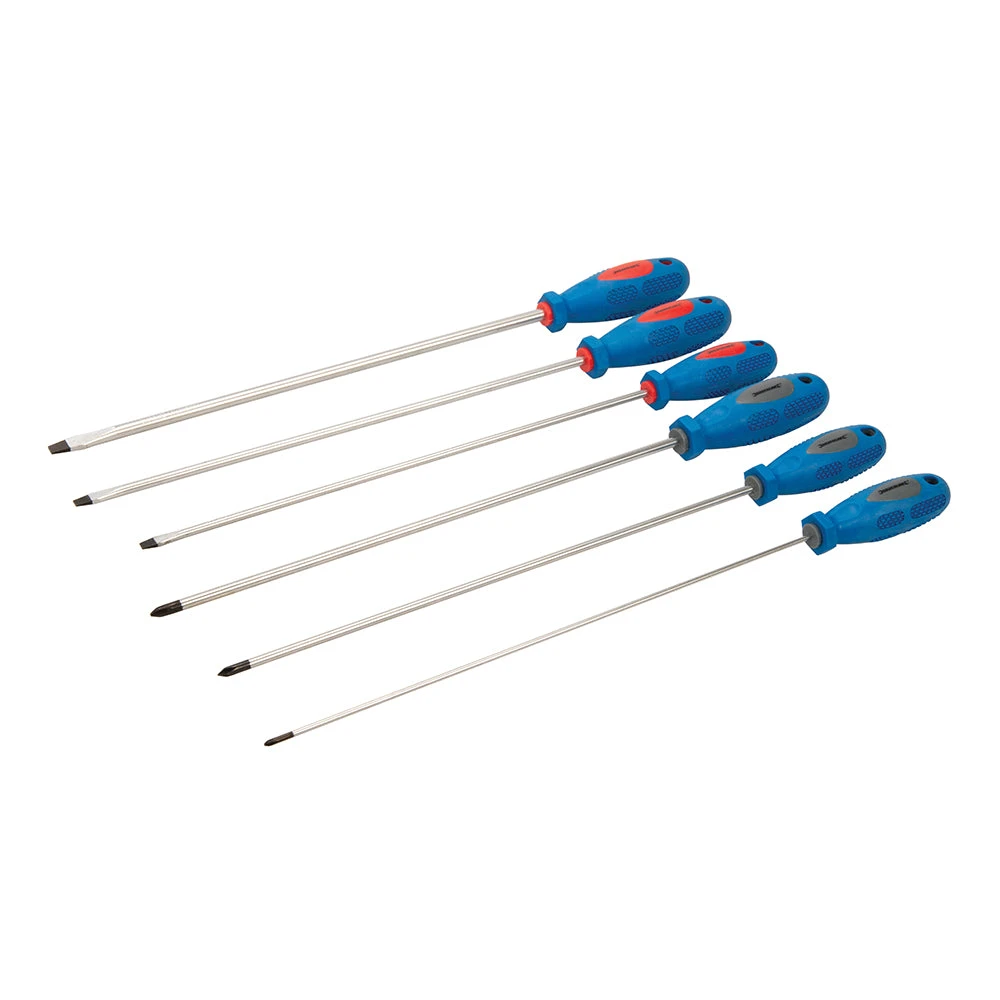 Silverline 909067 Extra-Long Screwdriver Set 6pce 6pce 1 Silverline 909067 Extra-Long Screwdriver Set 6pce 6pce