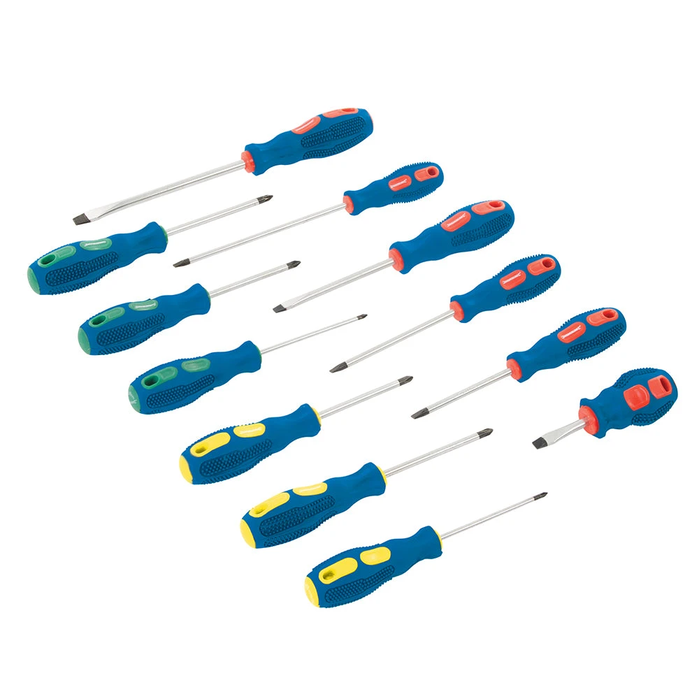 Silverline 248250 General Purpose Screwdriver Set 12pce 12pce 1 Silverline 248250 General Purpose Screwdriver Set 12pce 12pce