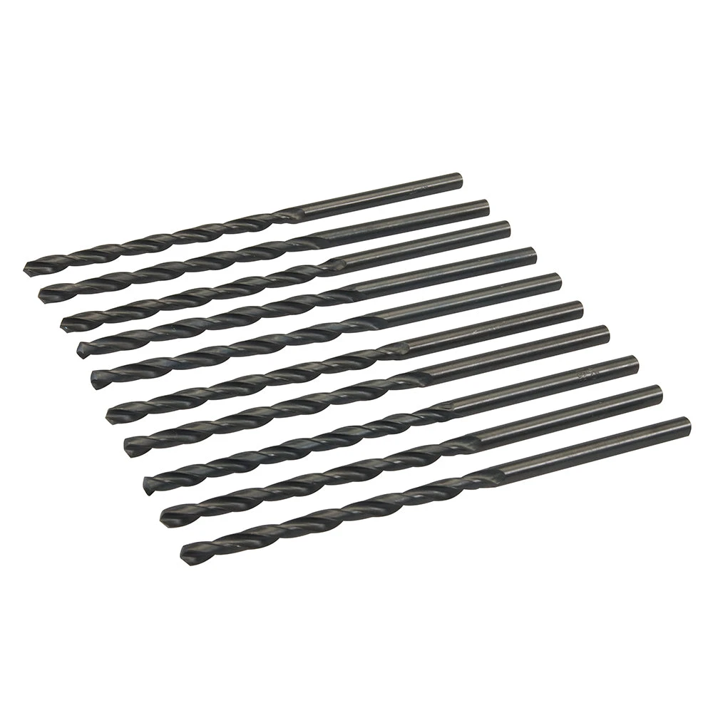 Silverline 456910 Metric HSS-R Long Series Bits 10pk 5.5 X 139mm 1 Silverline 456910 Metric HSS-R Long Series Bits 10pk 5.5 X 139mm