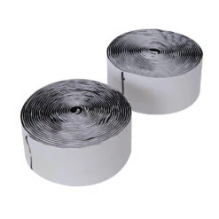 Fixman 534608 Hook & Loop Tape Black Self-Adhesive 2pce 50mm X 5m