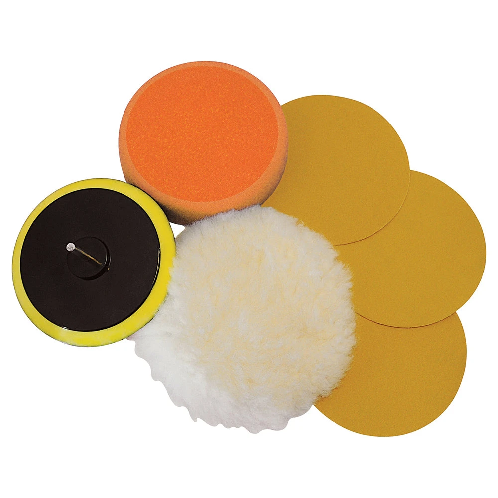 Silverline 107912 Sanding & Polishing Kit 6pce 125mm 1 Silverline 107912 Sanding & Polishing Kit 6pce 125mm