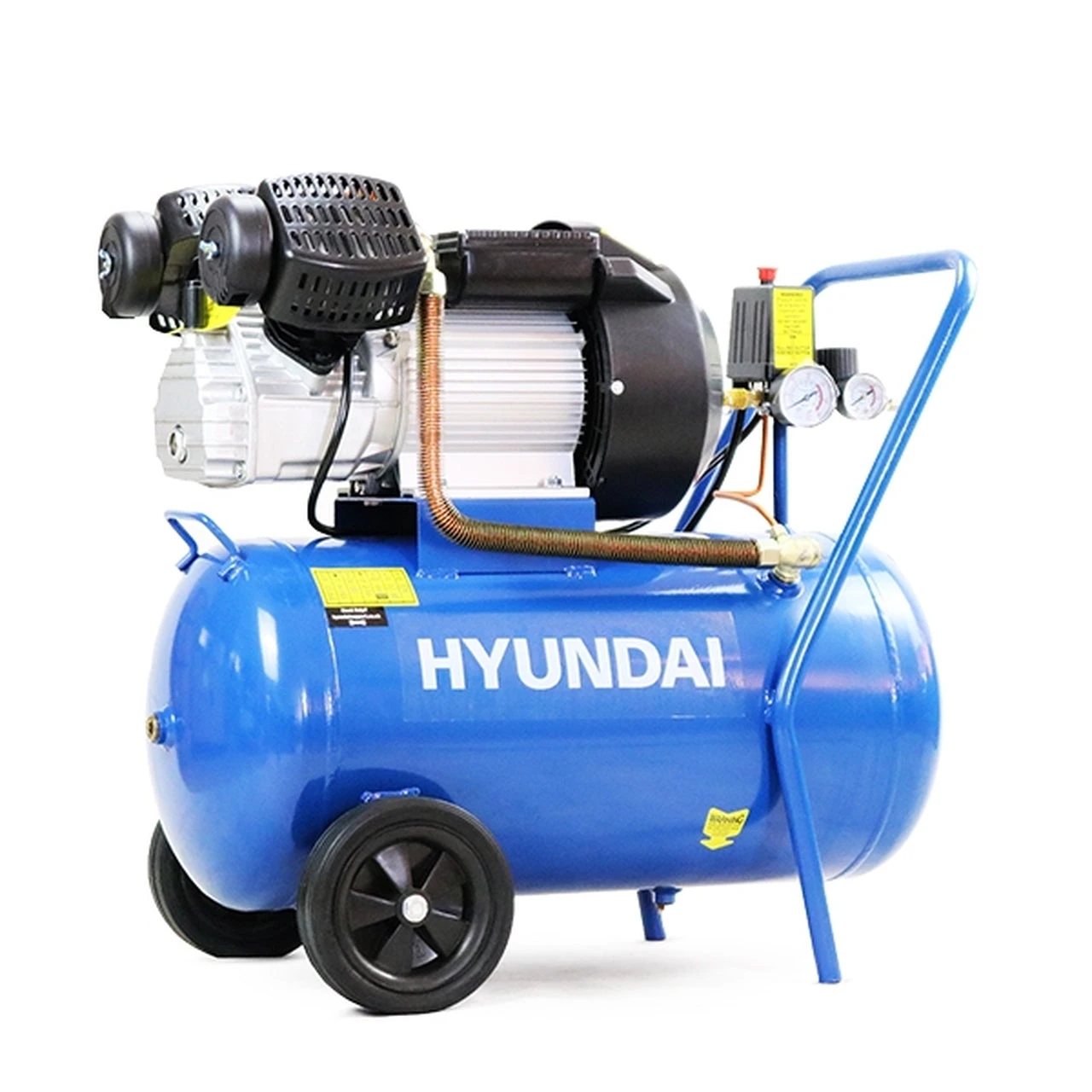 Hyundai HY3050V 50 Litre Direct Drive V-Twin Air Compressor, 14CFM/116psi, 3HP 1 Hyundai HY3050V 50 Litre Direct Drive V-Twin Air Compressor, 14CFM/116psi, 3HP