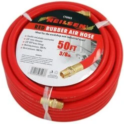 Neilsen CT0003 Red Rubber Air Hose 3/8in. X 50f -Master Tools Shop th41549474752CT0003 pack