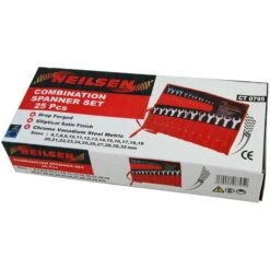 Neilsen CT0795 Combination Spanner Set - 25 Piece / Satin Finish -Master Tools Shop th41564141052CT0795 pack