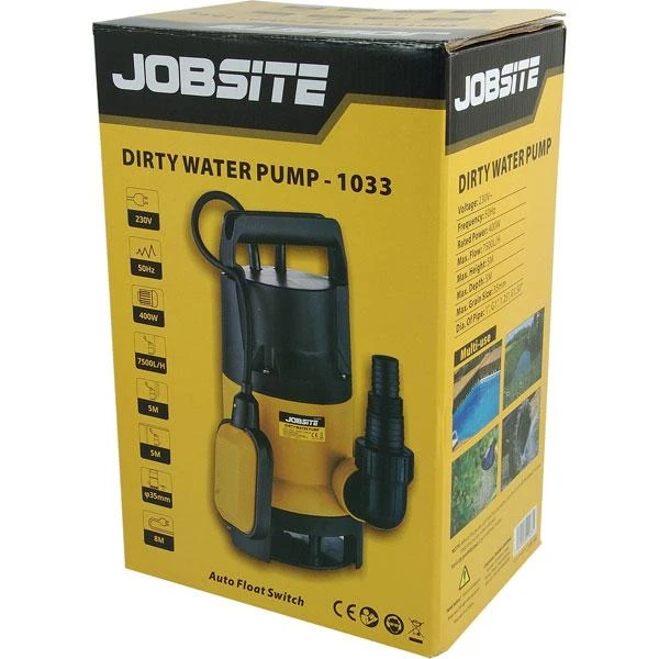 Neilsen CT1033 Water Pump (Submersible - For Dirty Water) 240v 400w 2 Neilsen CT1033 Water Pump (Submersible - For Dirty Water) 240v 400w - Image 2